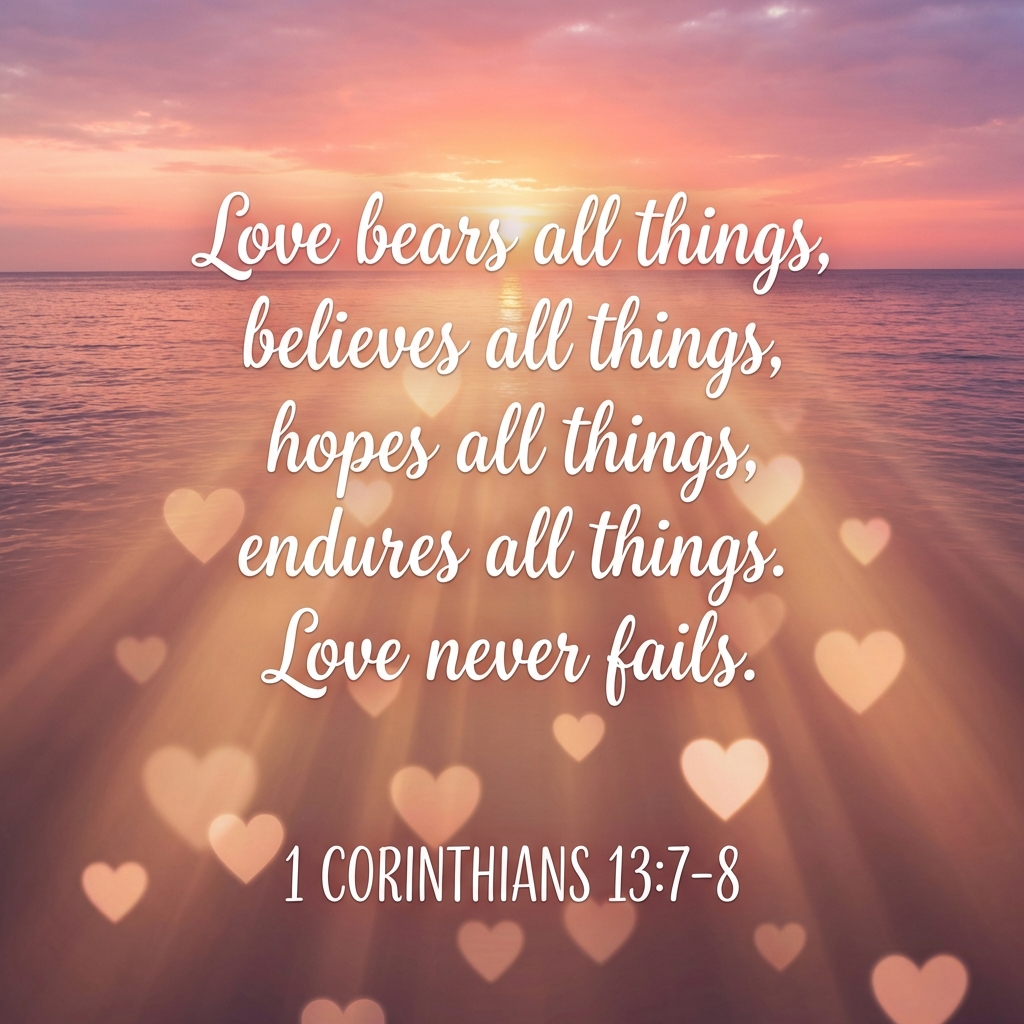 🌅 God's Covenant of Love: Families united in Christian prayer and enduring peace.