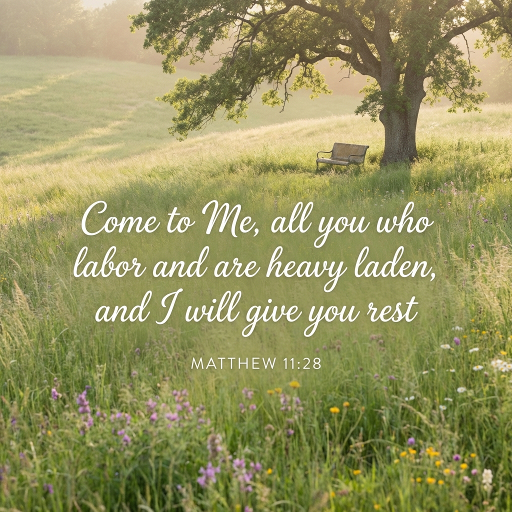 🐑 The Lord is My Shepherd: Green pastures and still waters of peace in Christ.